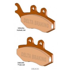 DELTA BRAKING KLOCKI HAMULCOWE KH194 - ZASTĘPUJĄ DB2630MX-D ORAZ DB2630QD-D