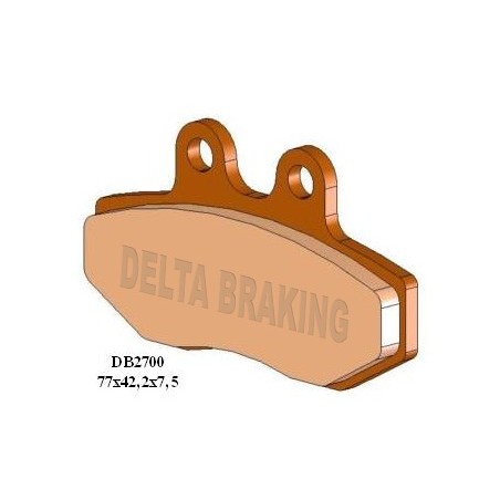 DELTA BRAKING KLOCKI HAMULCOWE KH167 - ZASTĘPUJĄ DB2700MX-D ORAZ DB2700QD-D