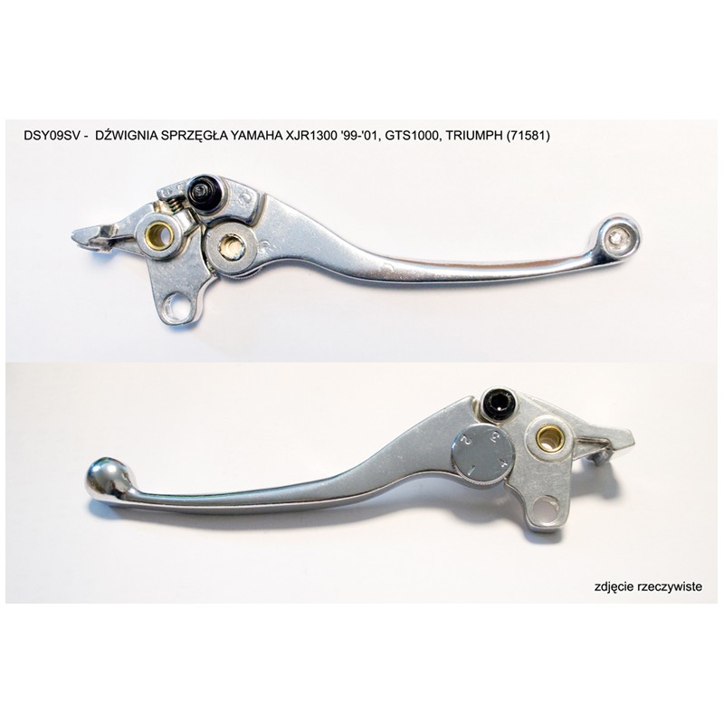 VICMA DŹWIGNIA SPRZĘGŁA YAMAHA XJR1300 '99-'01, GTS1000, TRIUMPH, KOLOR SREBRNY (DSY09SV)