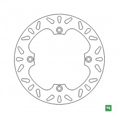 NEWFREN TARCZA HAMULCOWA PRZÓD HONDA XL 650V TRANSALP '00-'07 XL 700V TRANSALP '08-'11 (256X144X4,0) (4X10,5MM)