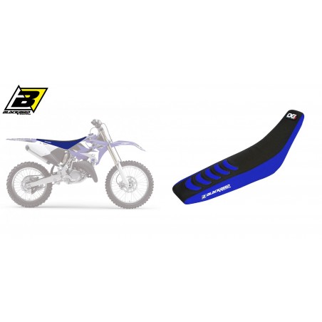 BLACKBIRD POKROWIEC/POSZYCIE NA SIEDZENIE YAMAHA YZ 125/250 '02-'18, DOUBLE GRIP 3, KOLOR NIEBIESKI+CZARNY