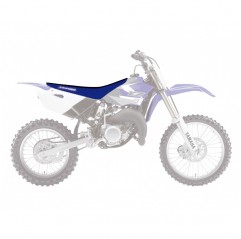 BLACKBIRD POKROWIEC/POSZYCIE NA SIEDZENIE YAMAHA YZ 85 '02-'18 DOUBLE GRIP, KOLOR CZARNY/NIEBIESKI, LOGO YAMAHA - ZASTĘPUJE E123