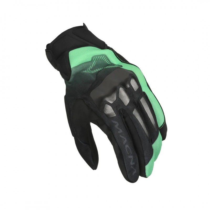 MACNA (2023) RĘKAWICE MANA MOTORCYCLE GLOVES BLACK/GREEN KOLOR CZARNY/ZIELONY ROZMIAR L