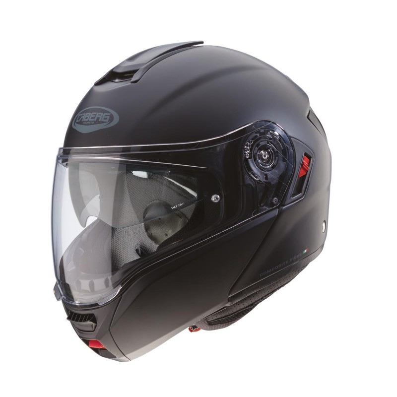 CABERG KASK SZCZĘKOWY FLIP-UP MODEL LEVO X KOLOR CZARNY MAT ROZMIAR M