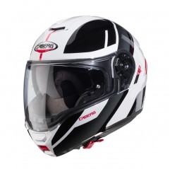 CABERG KASK SZCZĘKOWY FLIP-UP MODEL LEVO X MANTA KOLOR BIAŁY/SZARY/CZARNY/CZERWONY ROZMIAR XL