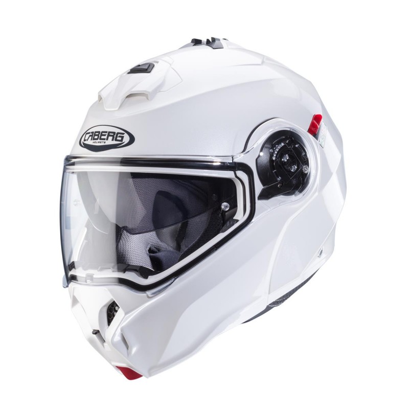 CABERG KASK SZCZĘKOWY FLIP-UP MODEL DUKE EVO KOLOR BIAŁY POŁYSK ROZMIAR XL