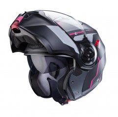 CABERG KASK SZCZĘKOWY FLIP-UP MODEL DUKE EVO MOVE KOLOR SZARY MAT/CZARNY/FUKSJA ROZMIAR S