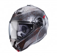 CABERG KASK SZCZĘKOWY FLIP-UP MODEL DUKE EVO RUSTY KOLOR SZARY/RDZAWY ROZMIAR XS