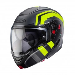 CABERG KASK SZCZĘKOWY FLIP-UP MODEL HORUS X ROAD KOLOR SZARY MAT/CZARNY/ŻÓŁTY FLUO ROZMIAR XS