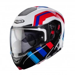 CABERG KASK SZCZĘKOWY FLIP-UP MODEL HORUS X ROAD KOLOR BIAŁY/CZARNY/CZERWONY/NIEBIESKI ROZMIAR XL
