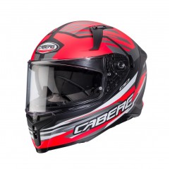 CABERG KASK INTEGRALNY AVALON X KIRA KOLOR CZARNY MAT/SZARY/CZERWONY FLUO ROZMIAR L