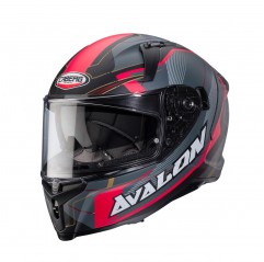 CABERG KASK INTEGRALNY AVALON X OPTIC KOLOR CZARNY MAT/SZARY/CZERWONY ROZMIAR XS