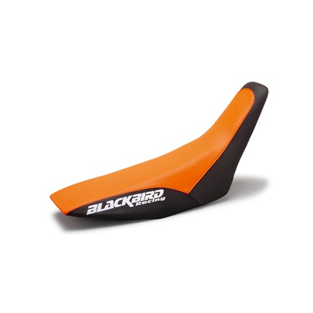 BLACKBIRD POKROWIEC/POSZYCIE NA SIEDZENIE KTM 4T '93-'99 KOLOR CZARNY/POMARAŃCZOWY TRADITIONAL (17)