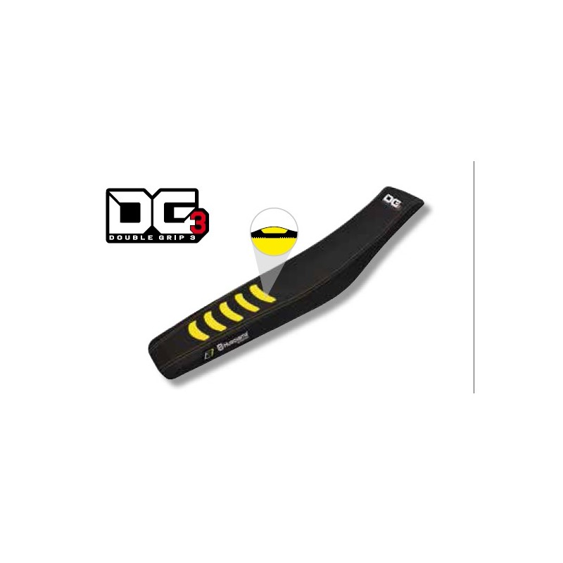 BLACKBIRD POKROWIEC/POSZYCIE NA SIEDZENIE HUSQVARNA DOUBLE GRIP 3, TE/TC 250/450/510 '05-'07, WR250/300 '06-'13, CR/WR125/250 '0