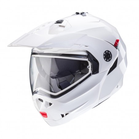 CABERG KASK SZCZĘKOWY FLIP-UP ENDURO MODEL TOURMAX X KOLOR BIAŁY POŁYSK ROZMIAR L