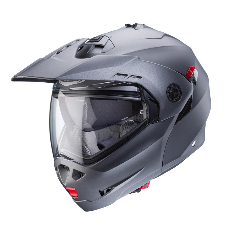 CABERG KASK SZCZĘKOWY FLIP-UP ENDURO MODEL TOURMAX X KOLOR SZARY MAT - GUNMETAL ROZMIAR XS