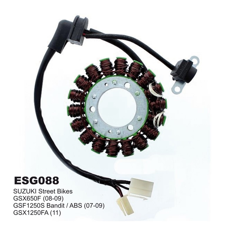 ELECTROSPORT UZWOJENIE ALTERNATORA (STATOR) SUZUKI GSF 650 '07-'08, GSF 1250 '07-'09, GSX 650F '08-'09, GSX 1250F '11 (Z IMPULSA