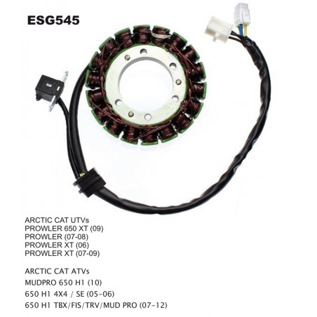 ELECTROSPORT UZWOJENIE ALTERNATORA (STATOR) ARCTIC CAT 650 H1 (06-) (0802-037)