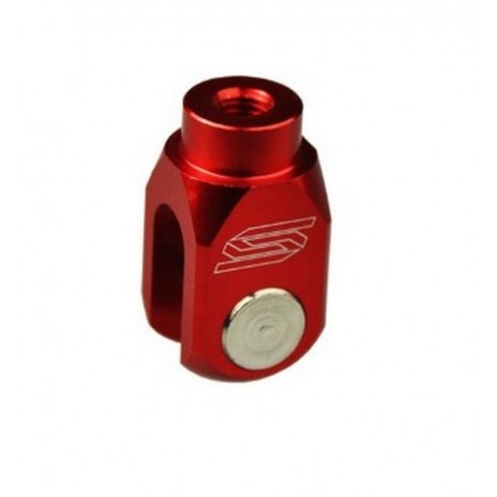 SCAR RACING KOŃCÓWKA OŚKI POMPY HAMULCOWEJ TYŁ HONDA CR/CRF 150/450 KOLOR CZERWONY