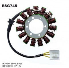 ELECTROSPORT UZWOJENIE ALTERNATORA (STATOR) HONDA CBR 600RR (07-12)