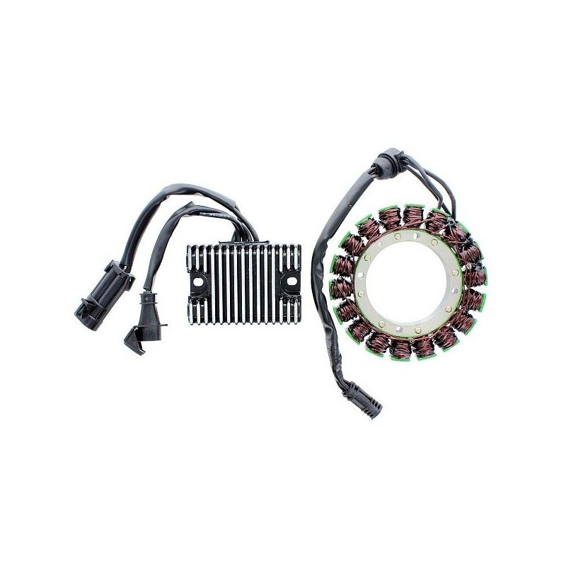 ELECTROSPORT UZWOJENIE ALTERNATORA (STATOR) HARLEY DAVIDSON XL SPORTSTER 883/1200 (04-06) (3 FAZOWY + REGULATOR NAPIĘCIA ESR857 