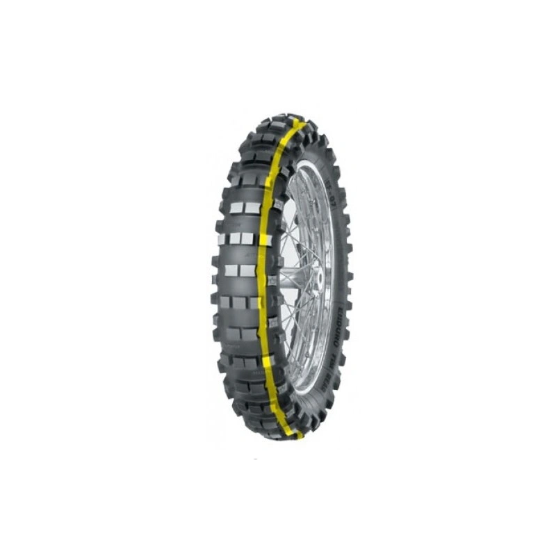 MITAS OPONA 140/80-18 EF-07 MAJESTIC ENDURO 70R TT SUPER (ŻÓŁTY PASEK) TYŁ DOT 44/2022 (27534)