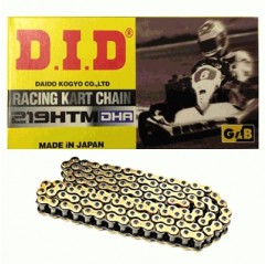 DID 219HTM-106 ŁAŃCUCH NAPĘDOWY (106-OGNIW) BEZ O-RINGÓW (ZAMKNIĘTY) KARTINGOWY