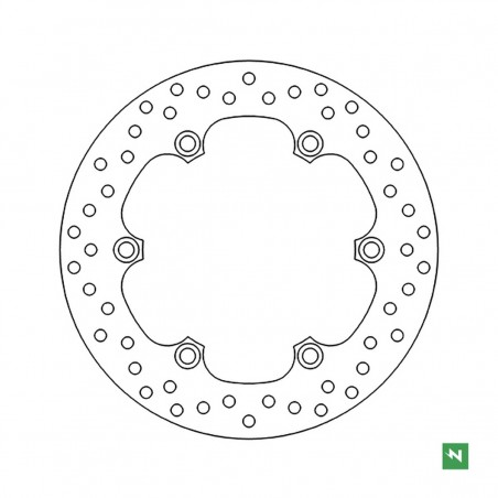 NEWFREN TARCZA HAMULCOWA TYŁ HONDA NSS 125/250/300 FORZA '08-'19 FJS 400/600 SILVER WINGS '01-'08 XLV 1000 VARADERO '03-'11 CBR 