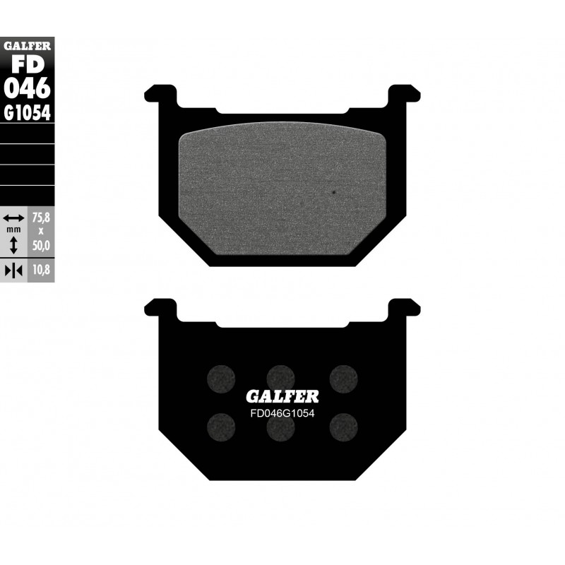 GALFER KLOCKI HAMULCOWE KH51 SUZUKI GN/GS/GSX PRZÓD