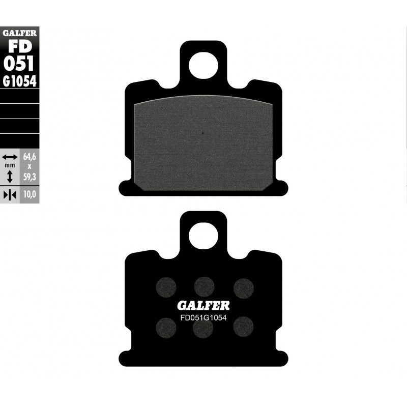 GALFER KLOCKI HAMULCOWE KH70 YAMAHA XJ 550/750