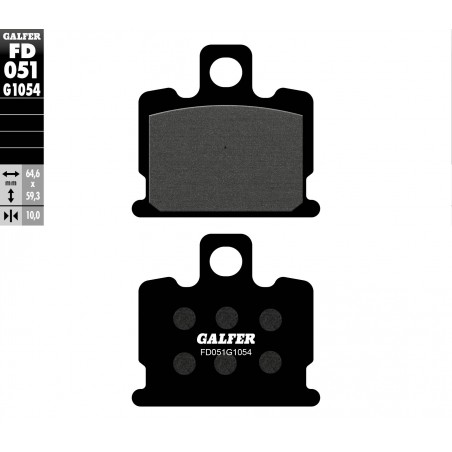 GALFER KLOCKI HAMULCOWE KH70 YAMAHA XJ 550/750