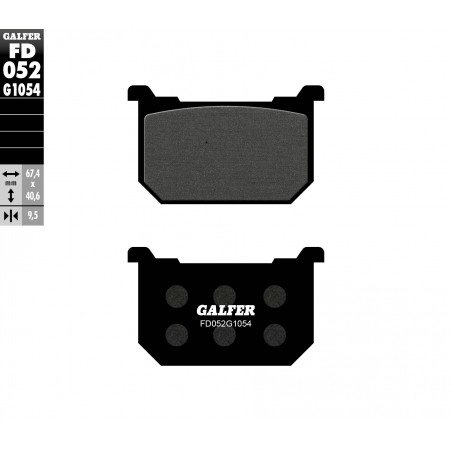 GALFER KLOCKI HAMULCOWE KH68 KAWASAKI Z/GPZ/GT