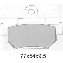 GALFER KLOCKI HAMULCOWE KH106/2 PÓŁMETALICZNE SUZUKI (GRUBOŚĆ 9,5MM) (OFERTA SPECJALNA) WYCOFANE Z OFERTY