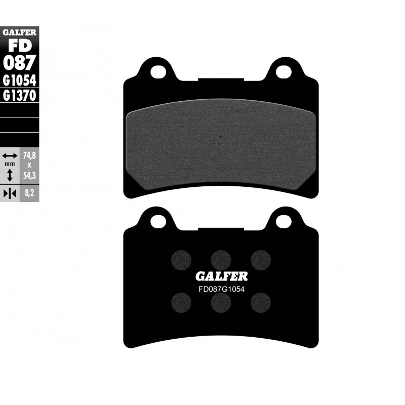 GALFER KLOCKI HAMULCOWE KH123