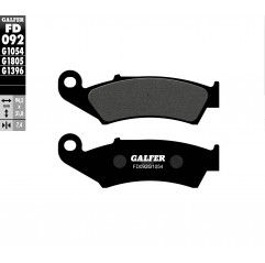 GALFER KLOCKI HAMULCOWE KH125 PÓŁMETALICZNE PRZÓD HONDA CR125 '87-'93, CR250 '87-'91, XR600R '87-'92