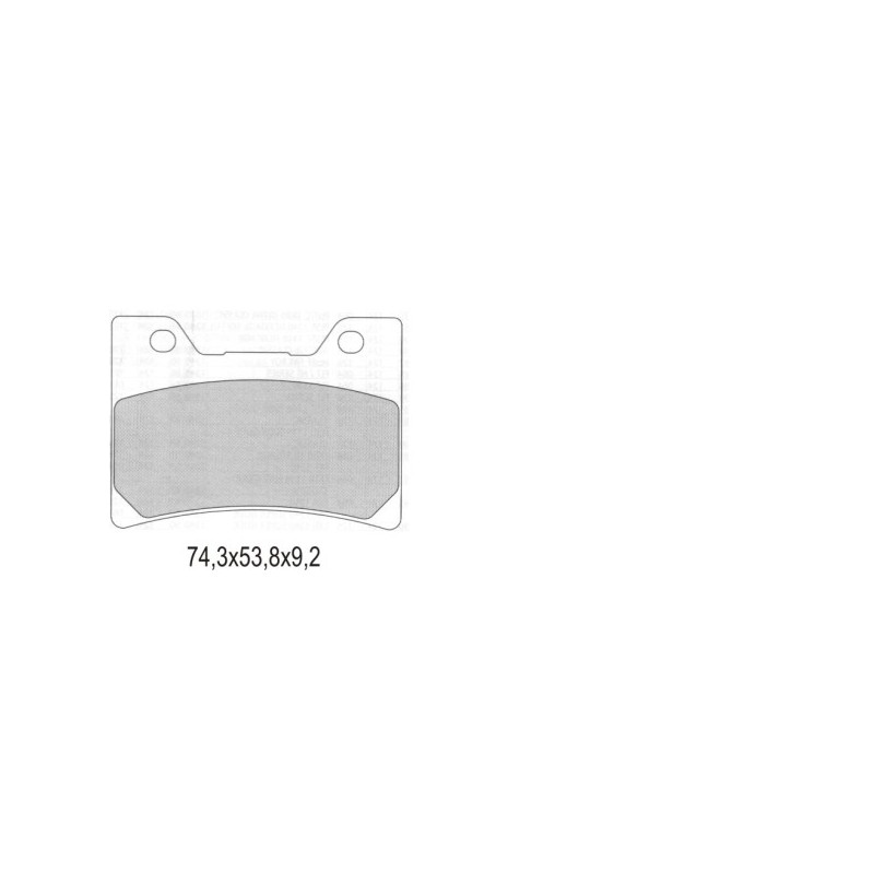 GALFER KLOCKI HAMULCOWE KH160 PÓŁMETALICZNE YAMAHA FZR/TDM/FJ/V-MAX (OFERTA SPECJALNA) WYCOFANE Z OFERTY