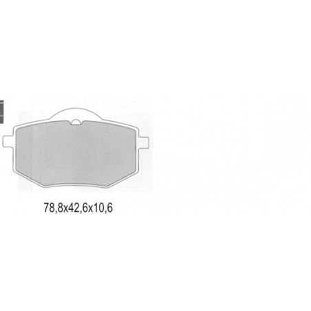 GALFER KLOCKI HAMULCOWE KH136 PÓŁMETALICZNE (OFERTA SPECJALNA) WYCOFANE Z OFERTY