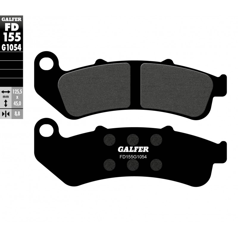 GALFER KLOCKI HAMULCOWE KH189 HONDA CBR 1000F DUAL (93-99)