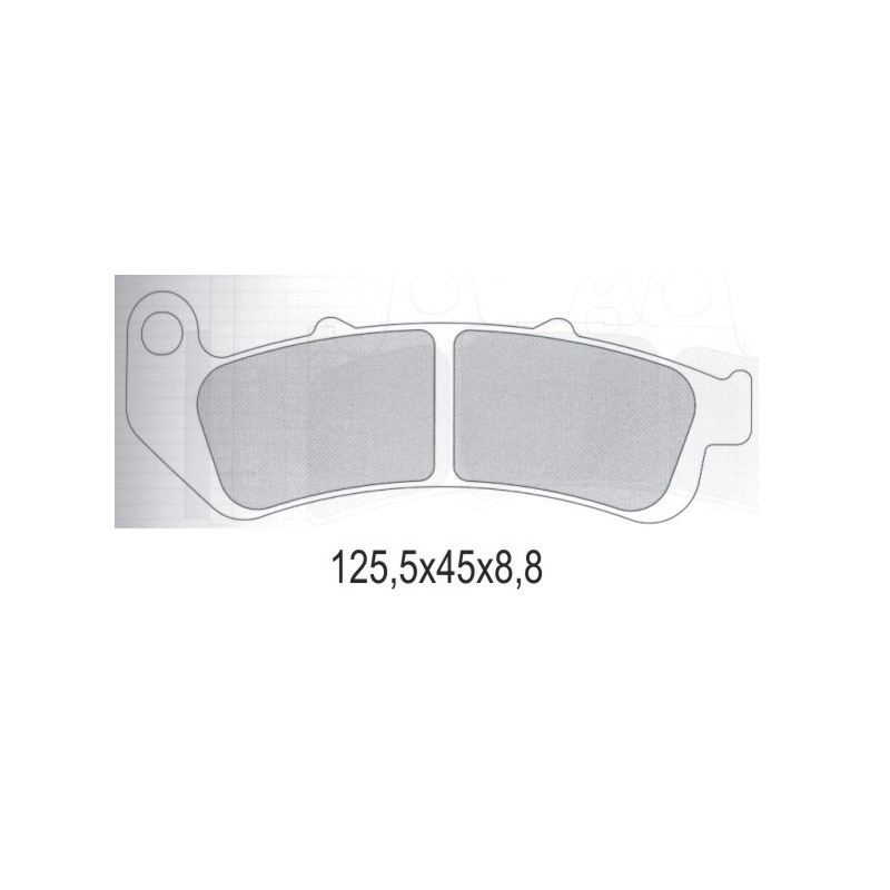 GALFER KLOCKI HAMULCOWE KH189 PÓŁMETALICZNE HONDA CBR 1000F DUAL (93-99) (OFERTA SPECJALNA) WYCOFANE Z OFERTY