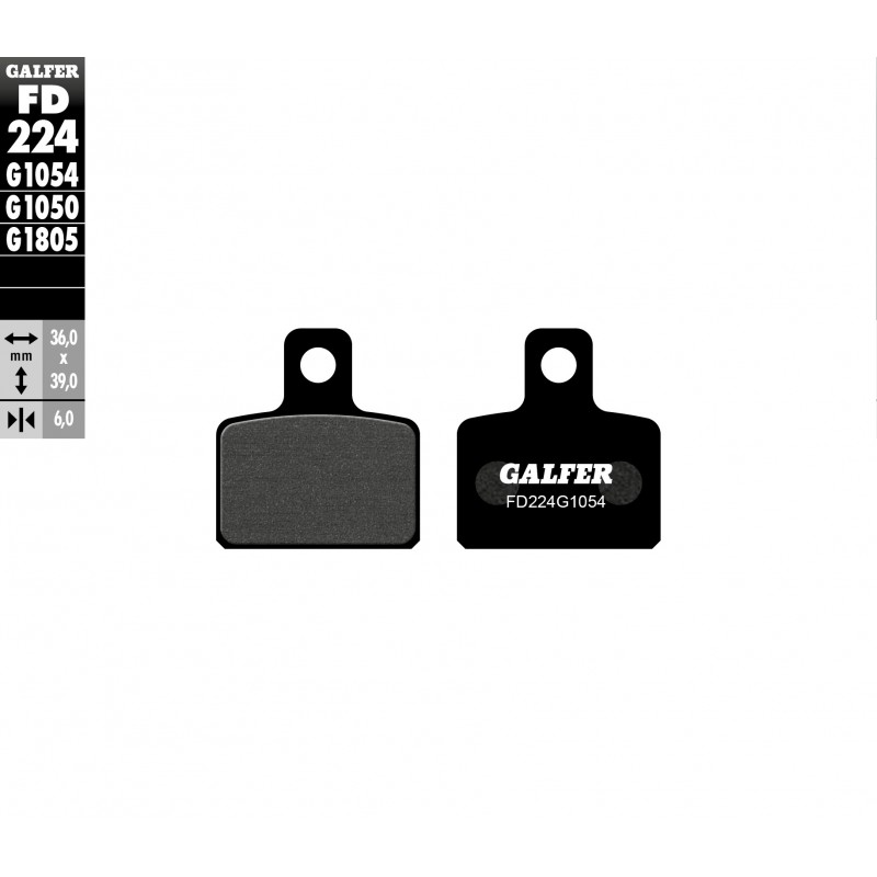 GALFER KLOCKI HAMULCOWE KH351 TRIAL