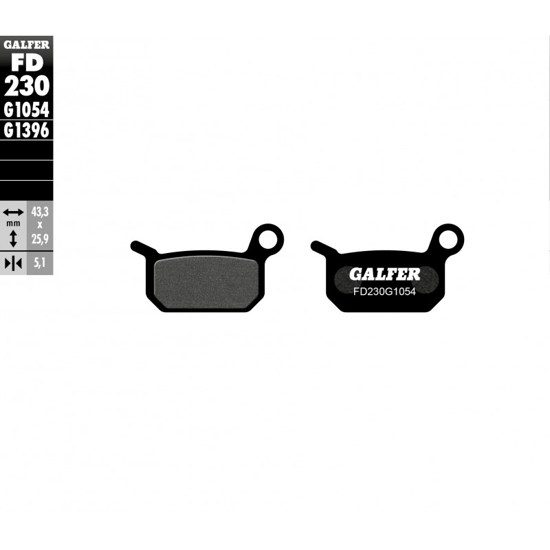 GALFER KLOCKI HAMULCOWE KH325 KTM 50/65