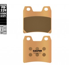 GALFER KLOCKI HAMULCOWE KH348 SPIEK METALICZNY (ZŁOTE) STREET YAMAHA TYŁ