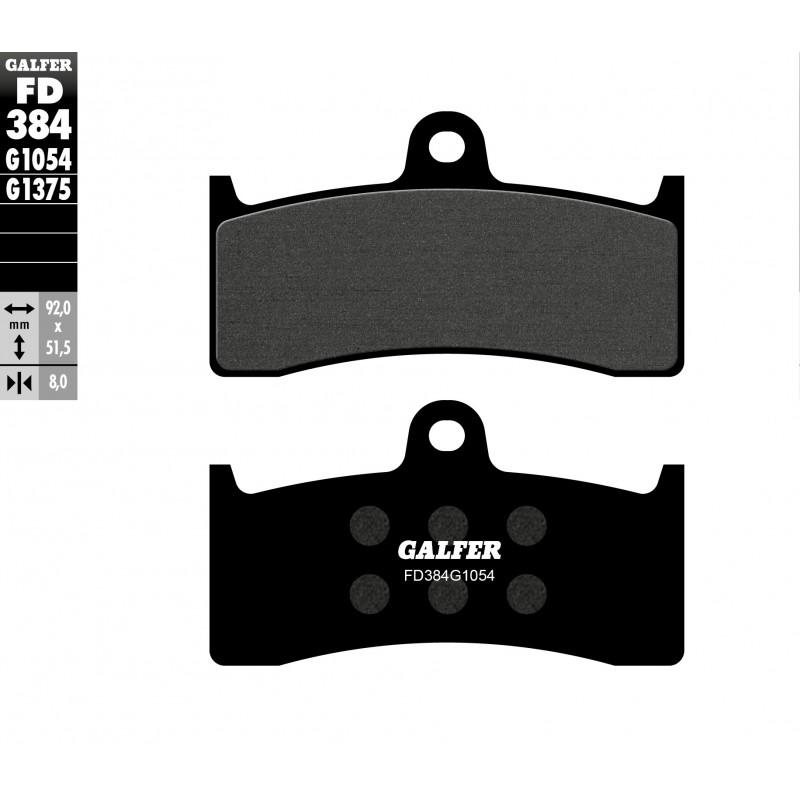GALFER KLOCKI HAMULCOWE KH424 BUELL X1/M2 98-08 PRZÓD, CB 1300 98-00