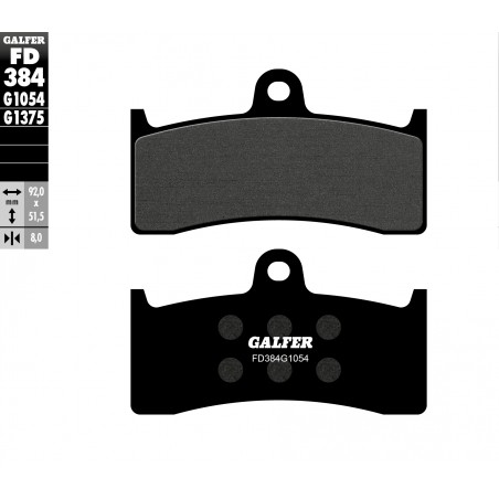 GALFER KLOCKI HAMULCOWE KH424 BUELL X1/M2 98-08 PRZÓD, CB 1300 98-00