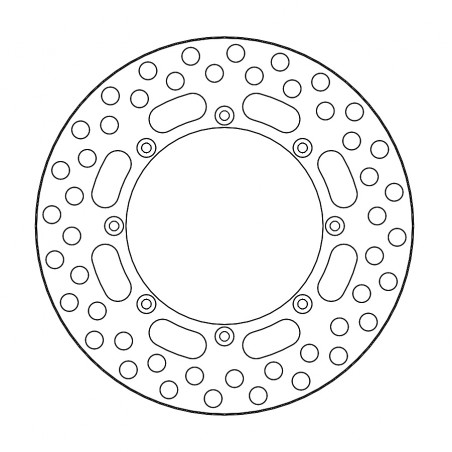 MOTO-MASTER TARCZA HAMULCOWA PRZÓD VINTAGE KAWASAKI KX 125/250/500 (1985-1988), KDX 200 SR (1989-1992)