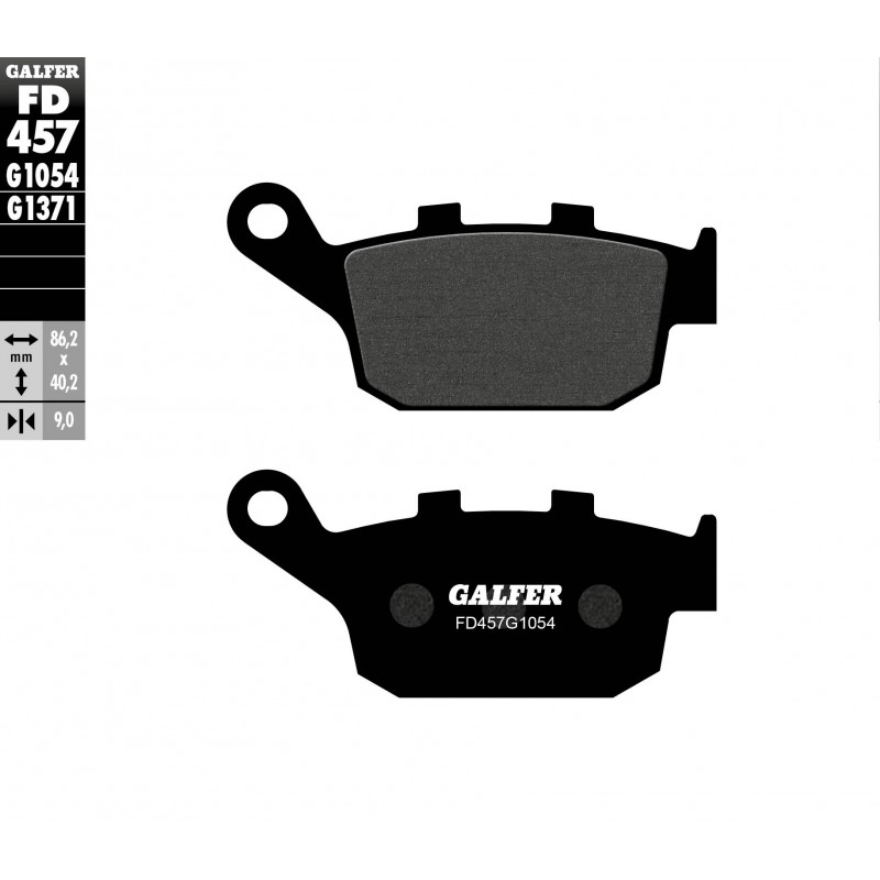 GALFER KLOCKI HAMULCOWE KH496 TYŁ HONDA CBR 250 10-13, SUZUKI SVF 650 GLADIUS '09- , Z750/800/900