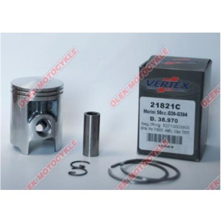 VERTEX TŁOK MORINI G30, G304 50CCM (38,96MM) 2 PIERŚCIENIE