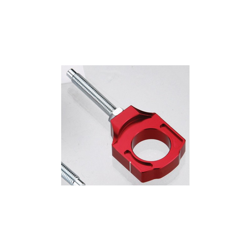 ACCEL NAPINACZ TYLNEJ OŚKI ZE ŚRUBĄ HONDA CR/CRF '02-'10 KOLOR CZERWONY - PROMOCJA