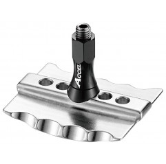 ACCEL TRZYMAK OPONY 2,50 ALUMINIOWY Z NAKRĘTKĄ ALU (WZMACNIANY)