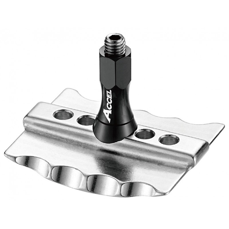 ACCEL TRZYMAK OPONY 2,50 ALUMINIOWY Z NAKRĘTKĄ ALU (WZMACNIANY)